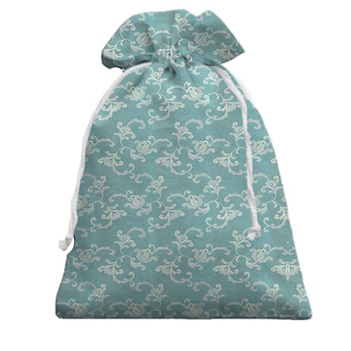 3D Подарочный мешочек с текстурой обоев (вид спереди)