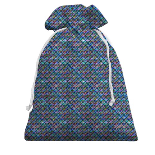 3D Подарунковий мішечок з текстурою луски (вид ззаду)