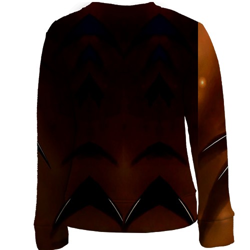 Детский 3D свитшот с драконом (вид сзади)