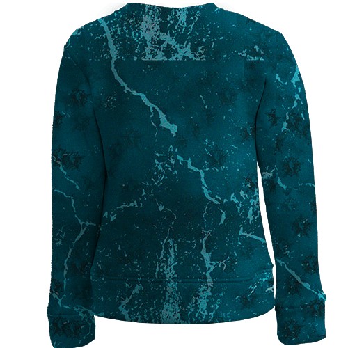 Детский 3D свитшот с логотипом NBA (вид сзади)