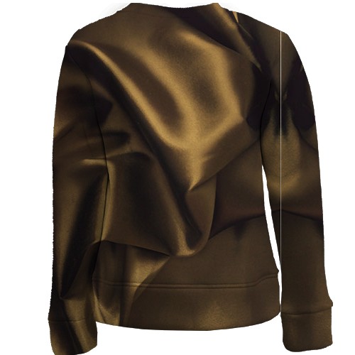 Дитячий 3D світшот із золотою шовковою тканиною (вид ззаду)