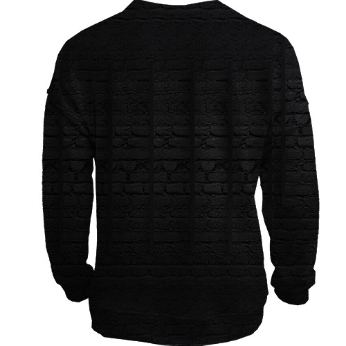 3D свитшот с надписью "Будь как чай" (вид сзади)