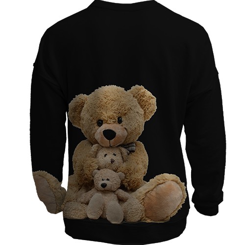 3D світшот з ведмедиками Тедді (вид ззаду)