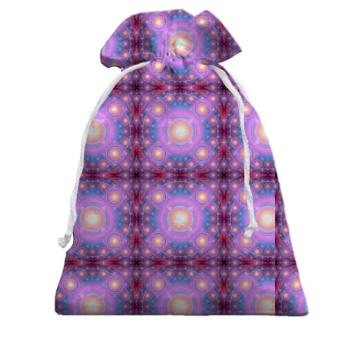 3D Подарунковий мішечок зі світловими колами (вид ззаду)