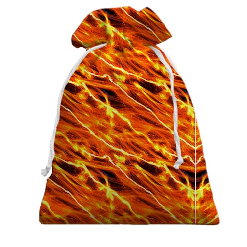 3D Подарунковий мішечок з електричною лавою (вид ззаду)