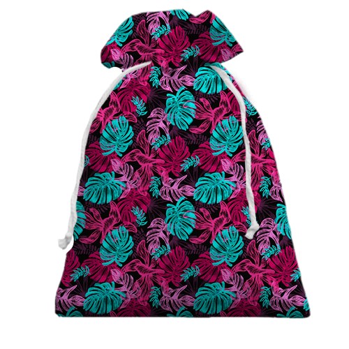 3D Подарунковий мішечок з яскравими листям (2) (вид спереду)