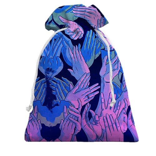 3D Подарунковий мішечок з руками (вид ззаду)