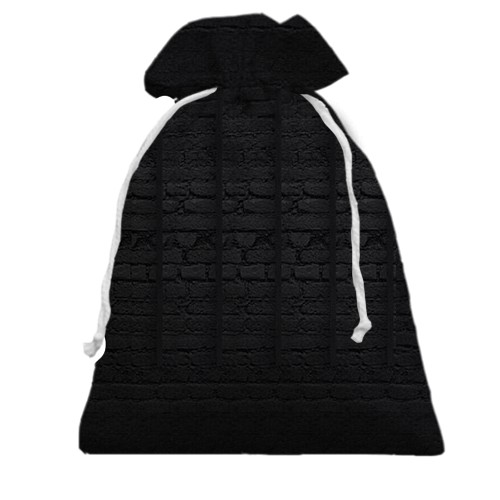 3D Подарочный мешочек с надписью "Будь как чай" (вид сзади)