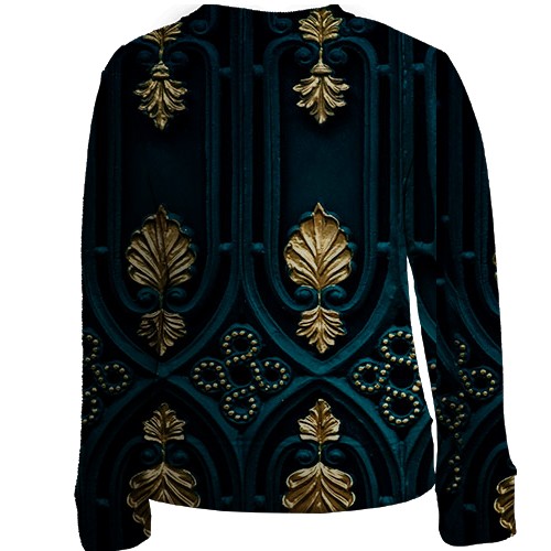 Детский 3D свитшот и Инь-Янь знаком (вид сзади)