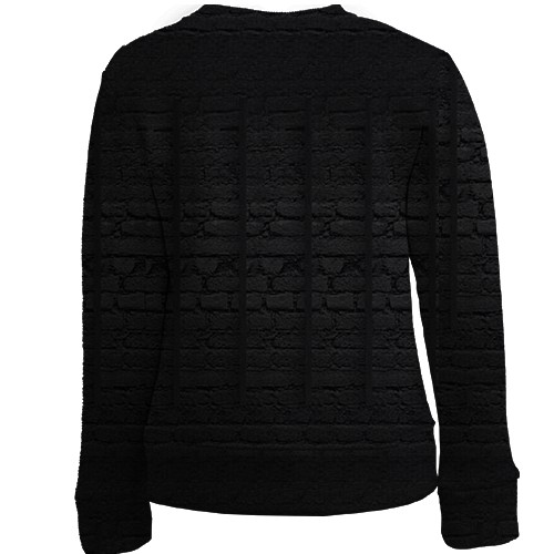 Дитячий 3D світшот з написом "Будь як чай" (вид ззаду)