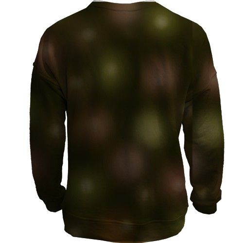 3D світшот Лисеня та гірлянда (вид ззаду)