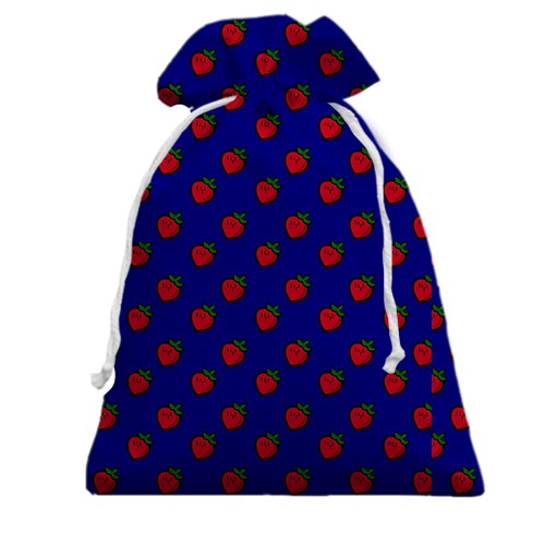 3D Подарунковий мішечок з полуничками (вид ззаду)