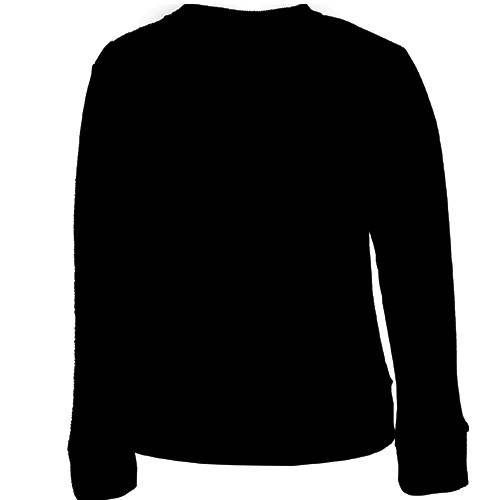 Детский 3D свитшот с дымчатой кошкой (вид сзади)