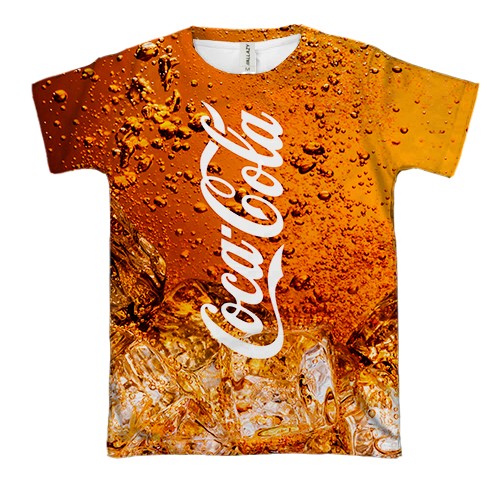 3D футболка Coca Cola (вид спереду)