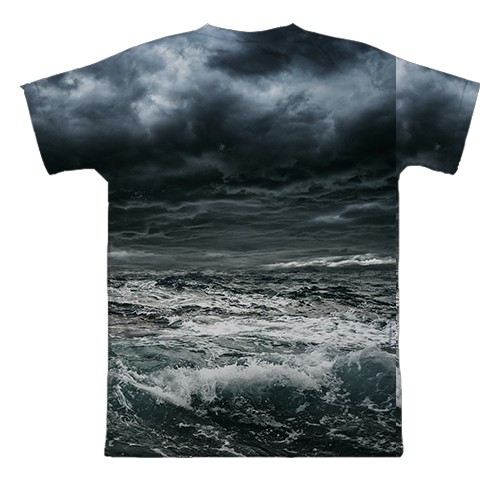 3D футболка Морская пехота (вид сзади)