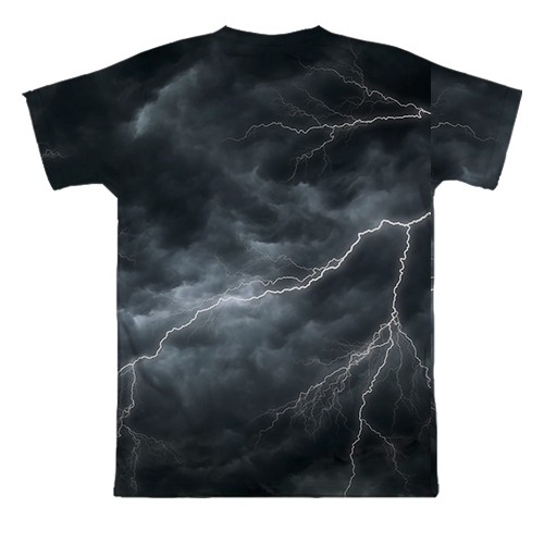 3D футболка ГУР Украины (вид сзади)