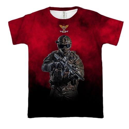 3D футболка ДШВ (вид спереду)