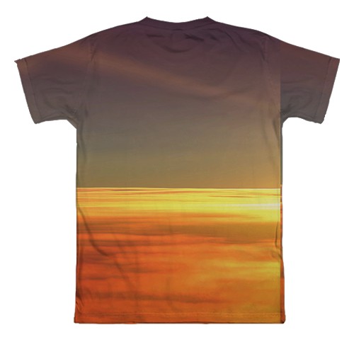 3D футболка Ukrainian air force (вид сзади)