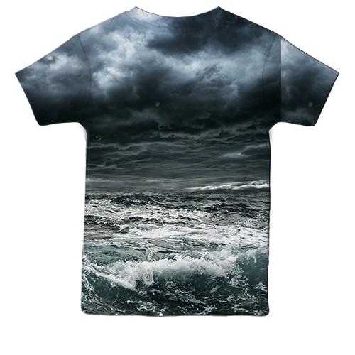 Детская 3D футболка Морская пехота (вид сзади)