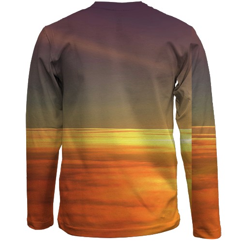 Детский 3D лонгслив Ukrainian air force (вид сзади)