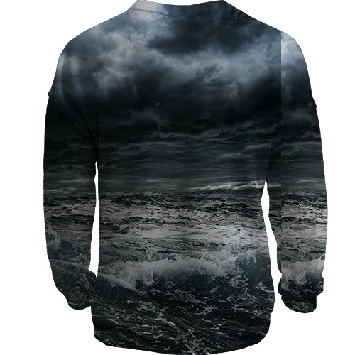 3D світшот Морська піхота (вид ззаду)