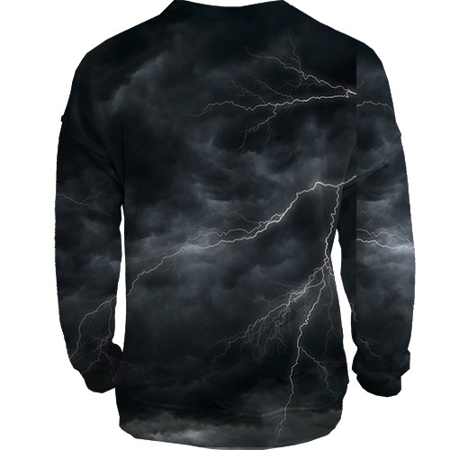 3D свитшот ГУР Украины (вид сзади)