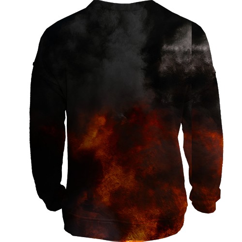 3D світшот Сапер - без права на помилку (вид ззаду)