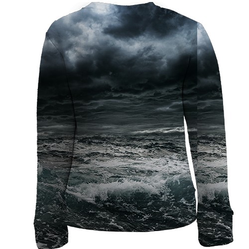 Детский 3D свитшот Морская пехота (вид сзади)