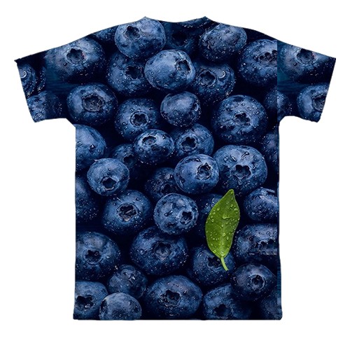 3D футболка Черника (вид сзади)