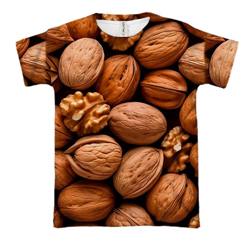 3D футболка Грецький горіх (вид спереду)