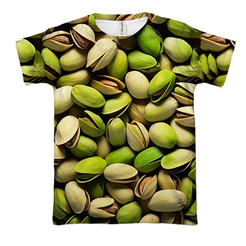 3D футболка Фисташка (вид спереди)