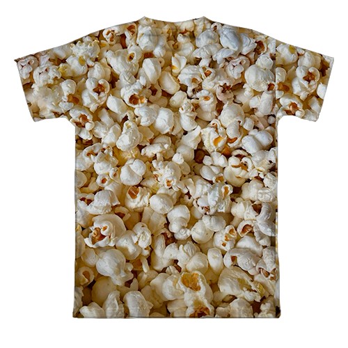 3D футболка Попкорн (вид ззаду)