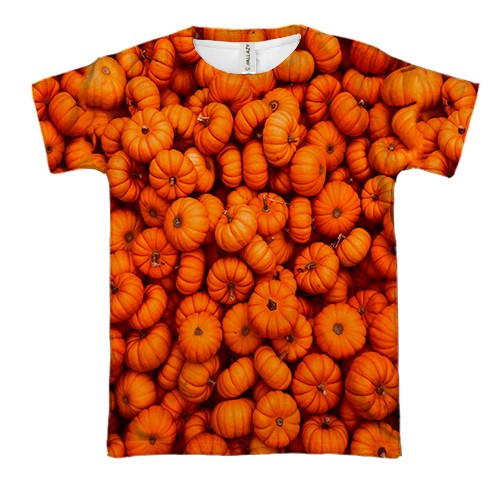 3D футболка Тыквы (вид спереди)