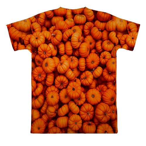 3D футболка Тыквы (вид сзади)