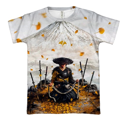 3D футболка Ghost of Yotei (вид спереду)