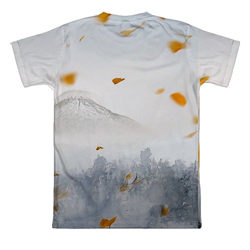 3D футболка Ghost of Yotei (вид ззаду)