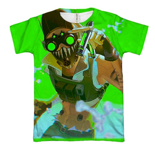 3D футболка Apex Legends - Octane (вид спереду)