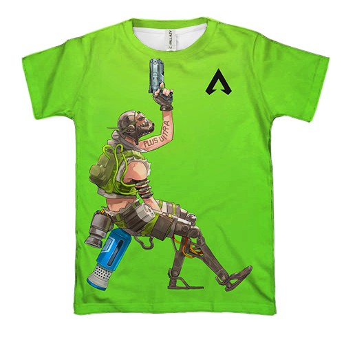 3D футболка Октейн - Apex Legends (вид спереди)