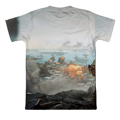 3D футболка Battlefield 6 (вид сзади)