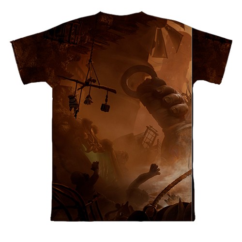 3D футболка Little Nightmares III (вид ззаду)