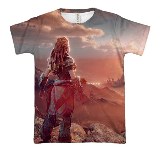 3D футболка Horizon - Forbidden West (вид спереду)