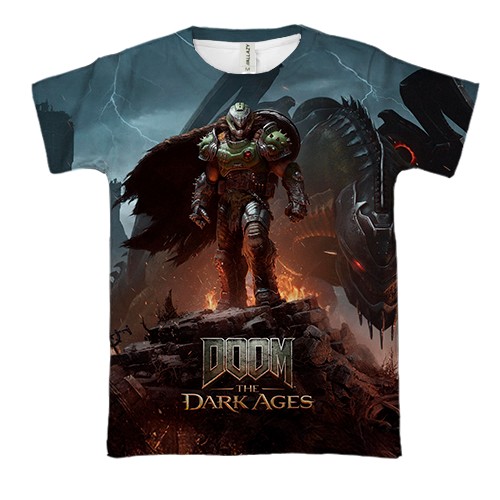 3D футболка DOOM TDA (вид спереду)