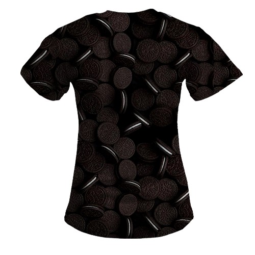 Жіноча 3D футболка "Oreo" печиво (вид ззаду)