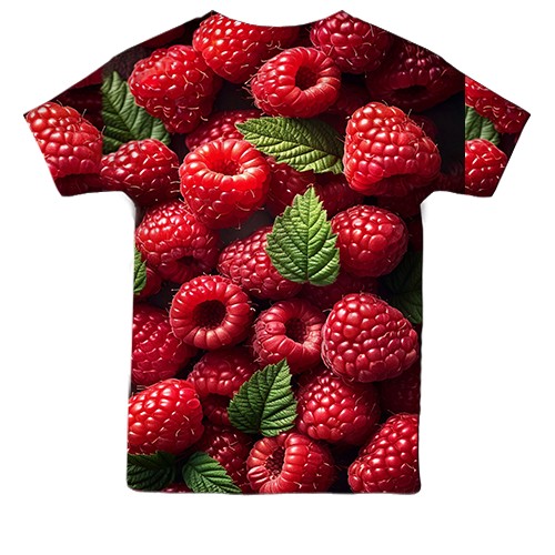 Дитяча 3D футболка Малина (вид ззаду)