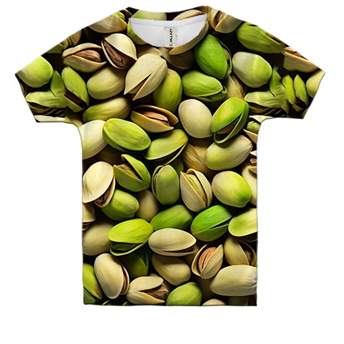 Дитяча 3D футболка Фісташка (вид спереду)