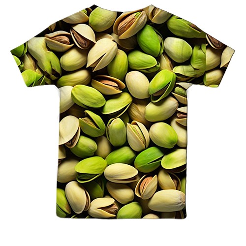 Дитяча 3D футболка Фісташка (вид ззаду)