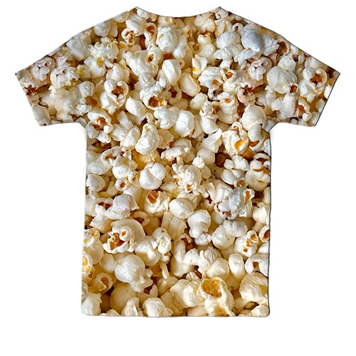 Детская 3D футболка Попкорн (вид сзади)