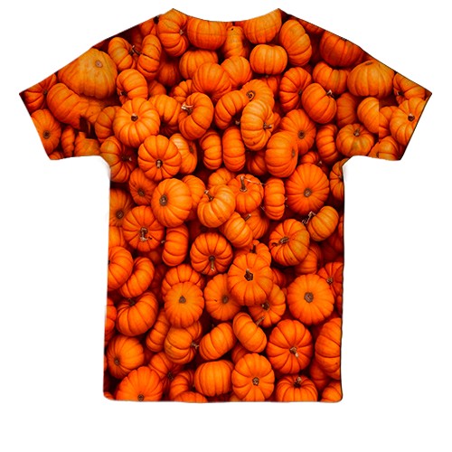 Детская 3D футболка Тыквы (вид сзади)