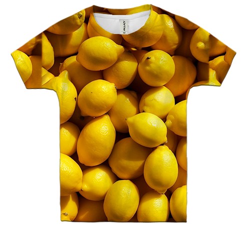 Дитяча 3D футболка Лимон (вид спереду)
