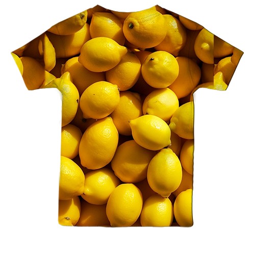 Дитяча 3D футболка Лимон (вид ззаду)